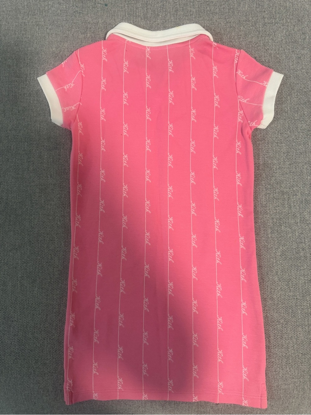 Kith Hot Pink Polo Dress with White Collar - Picture 2 of 2